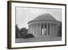 Jefferson Memorial with Profile of Statue of Jefferson-GE Kidder Smith-Framed Photographic Print