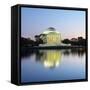 Jefferson Memorial-Ron Chapple-Framed Stretched Canvas