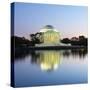 Jefferson Memorial-Ron Chapple-Stretched Canvas