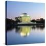 Jefferson Memorial-Ron Chapple-Stretched Canvas