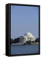 Jefferson Memorial-DLILLC-Framed Stretched Canvas