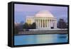 Jefferson Memorial-Tim Mainiero-Framed Stretched Canvas