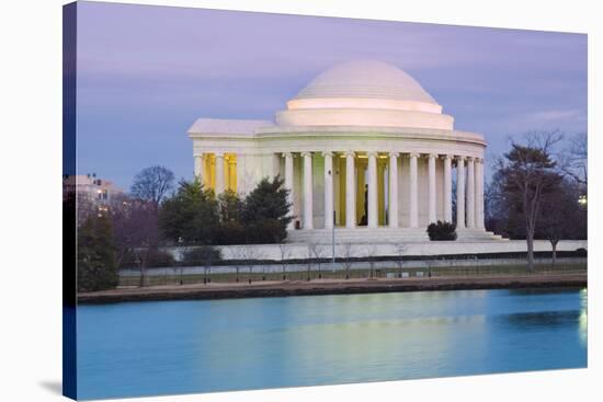 Jefferson Memorial-Tim Mainiero-Stretched Canvas