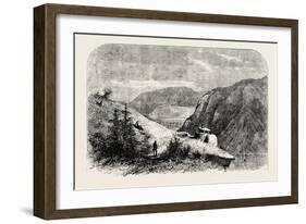 Jefferson's Rock, Harper's Ferry, Virginia, USA, 1870s-null-Framed Giclee Print