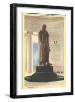 Jefferson Statue, Washington D.C.-null-Framed Art Print