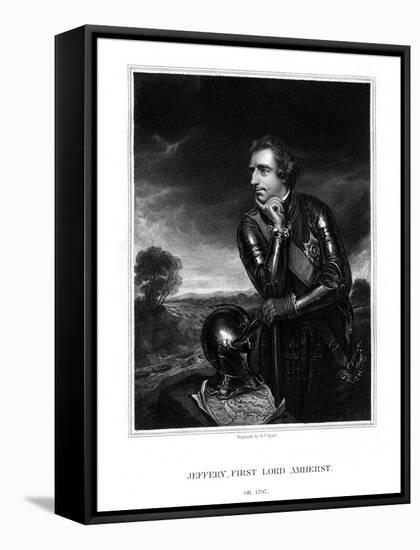 Jeffery Amherst, 1st Baron Amherst, Commander-In-Chief of the British Army-Henry Thomas Ryall-Framed Stretched Canvas