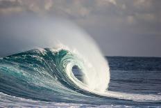 Wave Breaking in Ocean-Jefffarsai-Framed Stretched Canvas