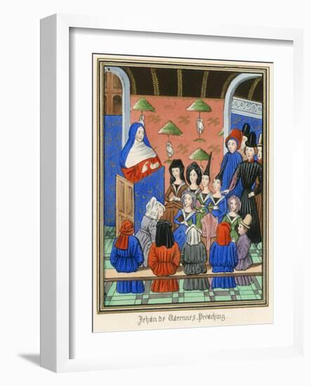 Jehan de Varennes Preach-null-Framed Art Print