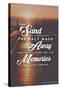 Jekyll Island, Georgia - Pier and Sunset - Beach Sentiment (Vertical)-Lantern Press-Stretched Canvas