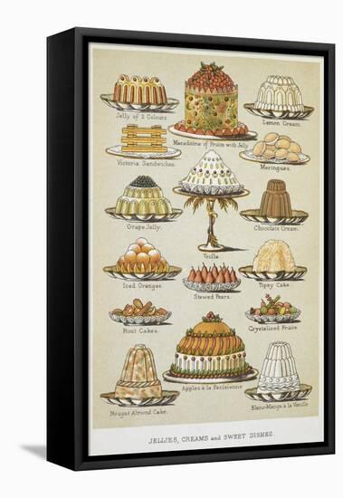 Jellies, Creams and Sweet Dishes-Isabella Beeton-Framed Stretched Canvas