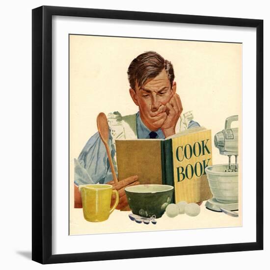 Jello, Cooking Recipes Books Jell-O, USA, 1950-null-Framed Premium Giclee Print