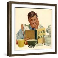 Jello, Cooking Recipes Books Jell-O, USA, 1950-null-Framed Giclee Print