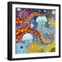 Jelly Fish-Carla Bank-Framed Giclee Print