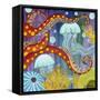 Jelly Fish-Carla Bank-Framed Stretched Canvas