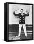 'Jelly Roll' Morton (1890-1941) (B/W Photo)-American Photographer-Framed Stretched Canvas