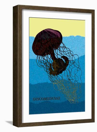 Jellyfish: Discomedusae-Ernst Haeckel-Framed Art Print