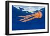 Jellyfish juvenile, drifting near the surface, Hawaii, Pacific Ocean-David Fleetham-Framed Photographic Print