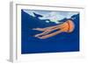 Jellyfish juvenile, drifting near the surface, Hawaii, Pacific Ocean-David Fleetham-Framed Photographic Print