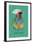 Jellyfish: Leonura Terminalis-Ernst Haeckel-Framed Art Print