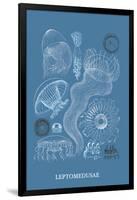 Jellyfish: Leptomedusae-Ernst Haeckel-Framed Art Print