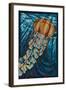 Jellyfish - Paper Mosaic-Lantern Press-Framed Art Print