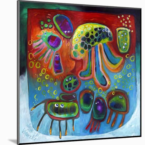 Jellyfish Party-Susse Volander-Mounted Art Print