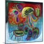 Jellyfish Party-Susse Volander-Mounted Art Print