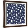 Jellyfish Pattern-TashaNatasha-Framed Art Print