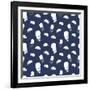 Jellyfish Pattern-TashaNatasha-Framed Art Print