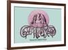 Jellyfish: Trachymedusae-Ernst Haeckel-Framed Premium Giclee Print