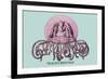 Jellyfish: Trachymedusae-Ernst Haeckel-Framed Premium Giclee Print