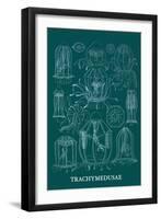 Jellyfish: Trachymedusae-Ernst Haeckel-Framed Art Print