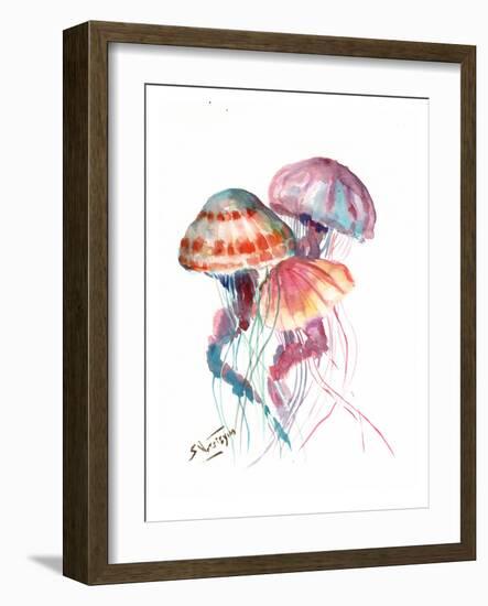 Jellyfish-Suren Nersisyan-Framed Art Print