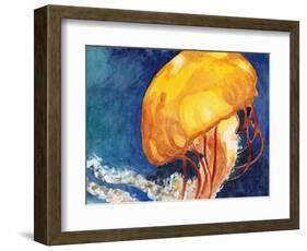 Jellyfish-Jennifer Redstreake Geary-Framed Art Print