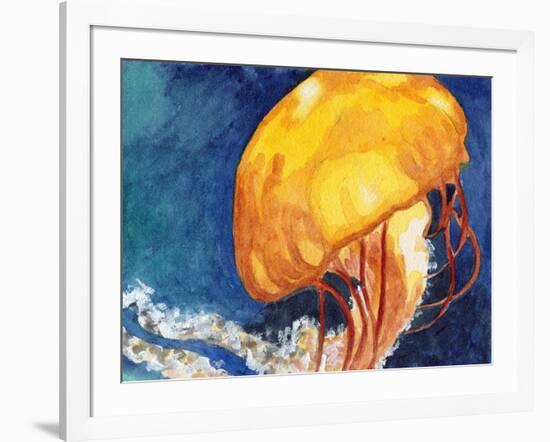 Jellyfish-Jennifer Redstreake Geary-Framed Art Print