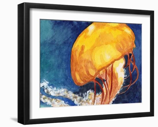 Jellyfish-Jennifer Redstreake Geary-Framed Art Print