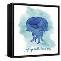 Jellyfish-Erin Clark-Framed Stretched Canvas