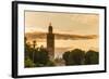 Jemaa El-Fnaa and Minaret of Koutoubia Mosque, Marrakesh, Morocco-Nico Tondini-Framed Photographic Print