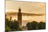 Jemaa El-Fnaa and Minaret of Koutoubia Mosque, Marrakesh, Morocco-Nico Tondini-Mounted Photographic Print