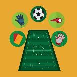 Soccer Club Design-Jemastock-Art Print