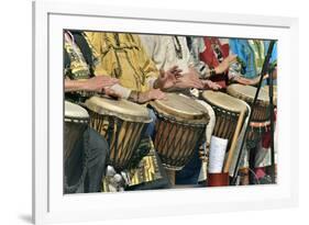 Jembe Players-Hbak-Framed Photographic Print