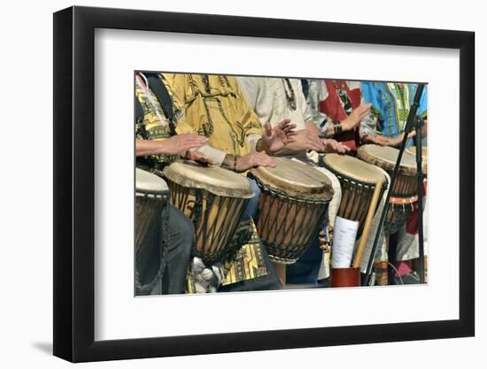 Jembe Players-Hbak-Framed Photographic Print