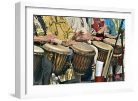 Jembe Players-Hbak-Framed Photographic Print