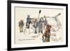 Jemoet Die Town Hall Skit, from 'The Leaguer of Ladysmith', 1900 (Colour Litho)-Captain Clive Dixon-Framed Giclee Print