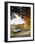 Jenne Farm in Autumn, Reading, Vermont, USA-Walter Bibikow-Framed Photographic Print