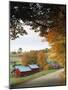 Jenne Farm in Autumn, Reading, Vermont, USA-Walter Bibikow-Mounted Photographic Print