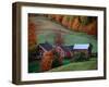 Jenne Farm in the Fall, near Woodstock, Vermont, USA-Charles Sleicher-Framed Photographic Print