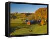 Jenne Farm, Nr Woodstock, Vermont, USA-Alan Copson-Framed Stretched Canvas