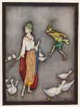 Bluebeard Alarms the Sisters-Jennie Harbour-Laminated Art Print