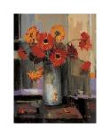 Floral Sunrise-Jennie Tomao-Bragg-Stretched Canvas